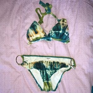 Voda Swim Two Piece Tie Dye Bikini Swimsuit